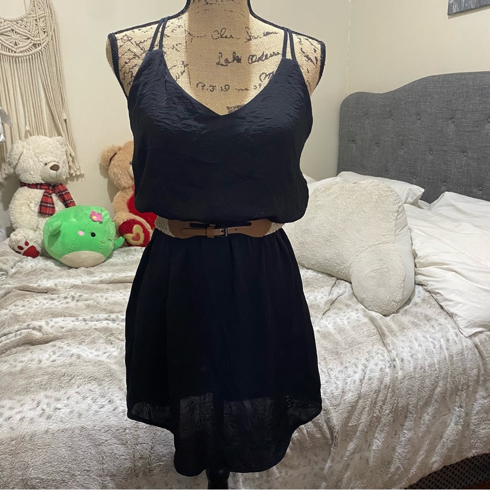 Black flowy dress